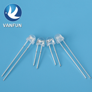Vanfun <span class=keywords><strong>5Mm</strong></span> <span class=keywords><strong>Led</strong></span> Diode Stro Hoed Ontwerp Omgekeerde Spanning <span class=keywords><strong>5V</strong></span> <span class=keywords><strong>Dip</strong></span> Door Gat 1000 Stuks Per Tas Fabrikant Product - Product Image 6