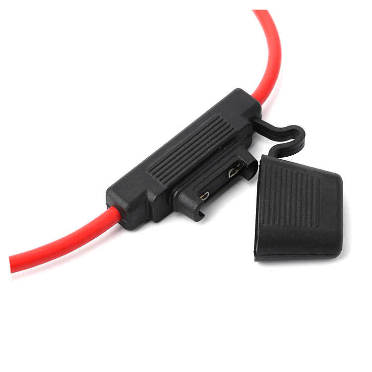 Водонепроницаемый красный кабель 1015 18AWG, автомобильный держатель предохранителя 5/10/15/20/30A А