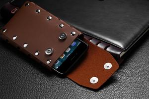 เคสโทรศัพท์มือถือคาดเอวแบบคลิปหนีบเข็มขัดหนังแท้อเนกประสงค์,เคสหนังคาดเอวกระเป๋าใส่โทรศัพท์ - Product Image 4