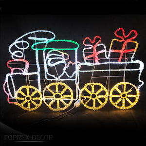 <span class=keywords><strong>Toprex</strong></span> Vente Chaude Lumières LED Extérieures IP65 pour Jardin, Lumières Décoratives de Train, Traîneau, Décoration de Cour de Train Impressionnante, Lumières de Noël LED - Product Image 1