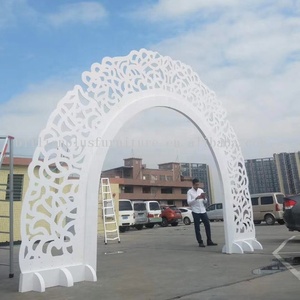 Or <span class=keywords><strong>en</strong></span> <span class=keywords><strong>bois</strong></span> acrylique décoration de support de toile de fond de mariage arc fabriqué <span class=keywords><strong>en</strong></span> Foshan - Product Image 2