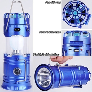 Lámpara LED portátil para acampar, ventilador de techo <span class=keywords><strong>con</strong></span> ventilador, para exteriores, 2018 - Product Image 5