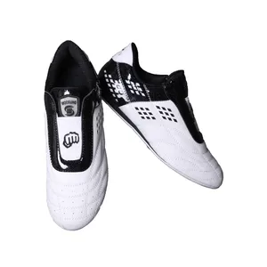 Zapatos deportivos de Taekwondo para hombre, calzado de entrenamiento de Taekwondo, blanco, de fabricación personalizada, para verano e invierno, venta al por mayor