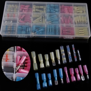270 adet bakır isı Shrink tel konektör kiti elektrik yalıtımlı kıvrım deniz otomotiv terminalleri Set - Product Image 2