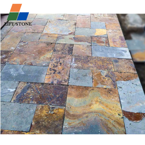 Bán Hot gỉ tự nhiên Slate ngoài trời gạch lát sàn màu gỉ Slate - Product Image 4