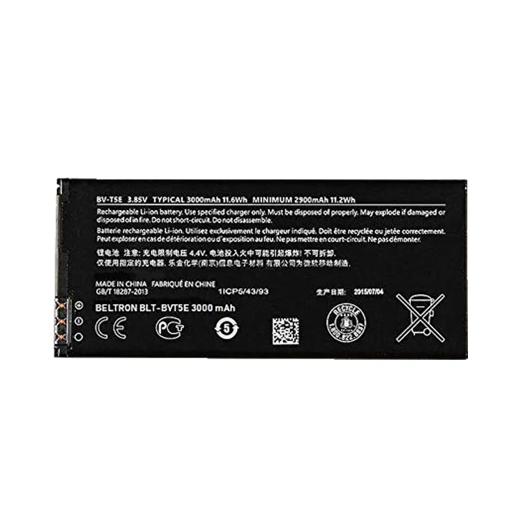 Factory Price Mobile Phone Battery For Microsoft Nokia Lumia 950 BV-T5E Battery