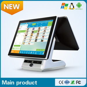 Restaurant/supermarket/hot retail 15 ''pantalla tactile electronic box register with scanner - Product Image 4