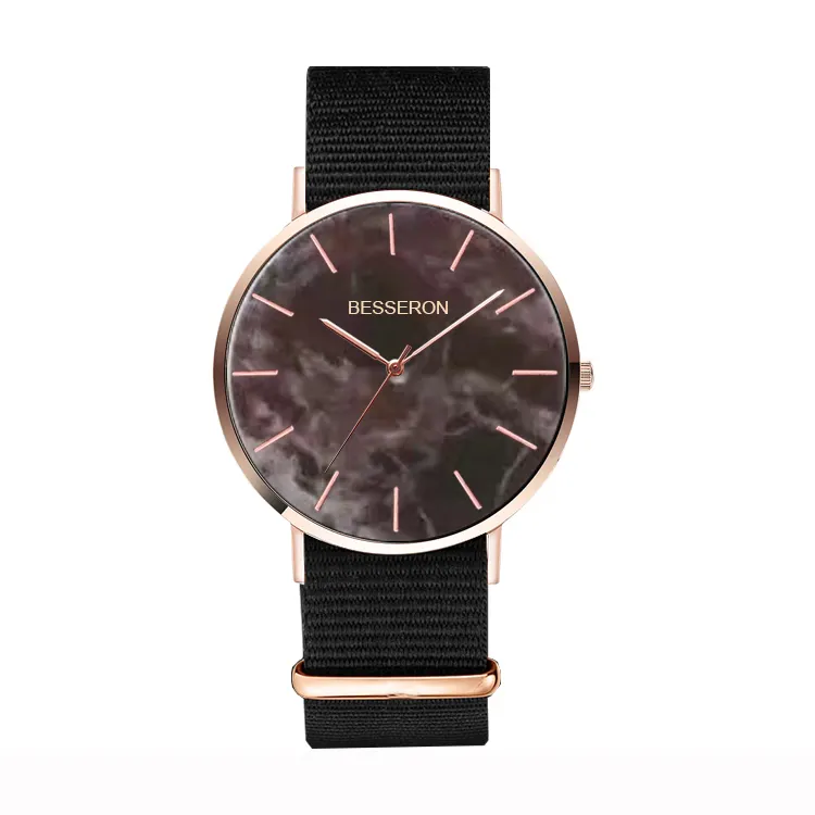 Reloj de pulsera de oro rosa para mujer, relojes personalizables de marca de lujo