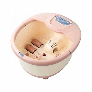 Electric Plastic Ionic <strong>Portable</strong> Bubble Massage Tub <strong>Hydro</strong> Sana Detox Foot Spa <strong>Bath</strong> Roller Massager