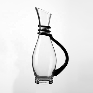 Raymond Crystal Glass Rượu Vang Hiện Đại <span class=keywords><strong>Decanter</strong></span> Có Tay Cầm - Product Image 2