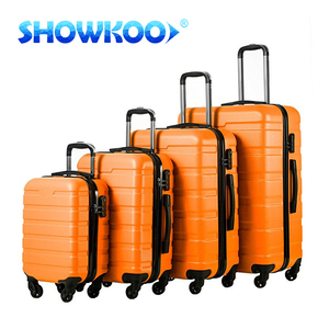 4 pcs chariot dur cas ABS ensembles de bagages chariot valise sac ensembles - Product Image 2