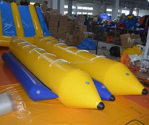 Inflatable पानी के खेल दौड़ के लिए चप्पू नाव केले नाव