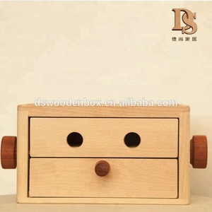 Fancy Creation, armario de joyería de madera multifuncional, caja de almacenamiento de regalo, cajón, dormitorio, soporte de noche, organizador de oficina - Product Image 6