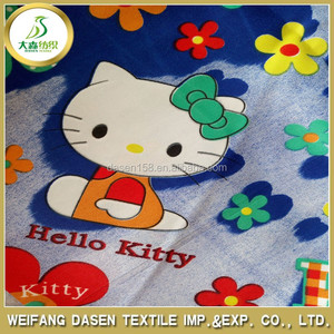 Personalizado nuevo diseño de alta calidad hola gatito impreso tela para prendas de vestir - Product Image 4