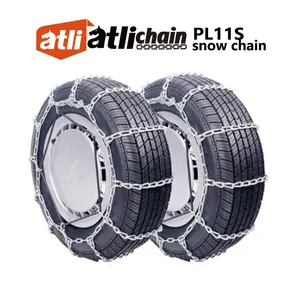 ATLI Passenger Car Zinc Plated Ladder Type Anti-Skid Tire Snow Chain With PP Case