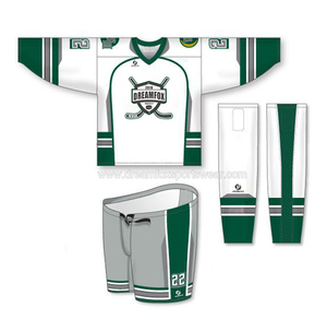 Quick Dry Custom Sublimated Team Canada <strong>Hockey</strong> <strong>Jersey</strong>, <strong>Mighty</strong> <strong>Ducks</strong> <strong>Movie</strong> <strong>Hockey</strong> <strong>Jerseys</strong> Black Green <strong>Hockey</strong> Top Shirts - Product Image 4