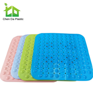 Tapete de banho para os pés de pvc, esteira de plástico