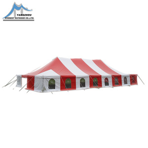 Tenda Tiang Kualitas Tinggi 9X18M/Tenda Pasak 5 + Tenda Orang Pesta Pernikahan Ganda Aluminium dengan Harga Rendah 10-15 Tahun Everest