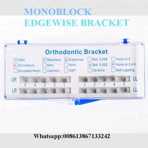 2024 Chine fournit des supports orthodontiques en métal dentaire <span class=keywords><strong>Standard</strong></span> Edgewise <span class=keywords><strong>MBT</strong></span> Roth - Product Image 6