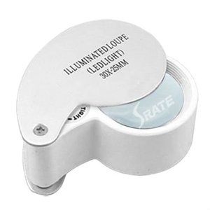 MG21011-B <span class=keywords><strong>40X</strong></span> Smart Pocket Sieraden Loep, Led Mini Opvouwbare Vergrootglazen - Product Image 3