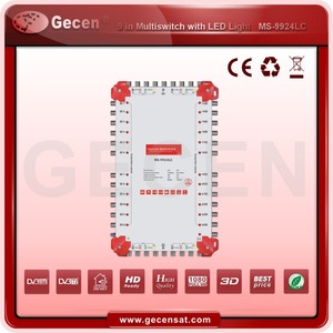 Gecen 9X9X24 Cascade <span class=keywords><strong>Multiswitch</strong></span> Vệ Tinh <span class=keywords><strong>9</strong></span> đầu vào 24 kết quả đầu ra MS-9924LC - Product Image 2