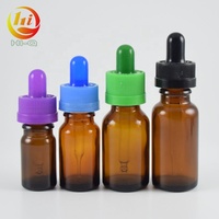 Flacon compte gouttes en verre, huile essentielle en verre, ambre, 10 ml, 15ml, 30 ml, 1 oz, 5ml, 10 ml, 10 pièces