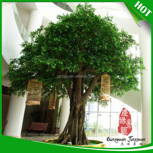 2015 de moda decoración de oro de árboles banyan - Product Image 2