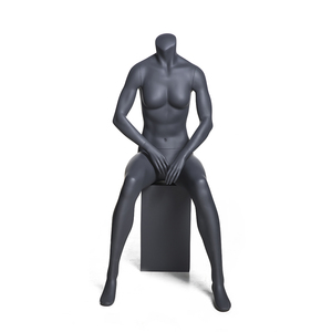 <span class=keywords><strong>Mannequin</strong></span> féminin en fibre de verre réaliste en <span class=keywords><strong>position</strong></span> assise pour l'affichage de vêtements de sport, vente en gros - Product Image 5