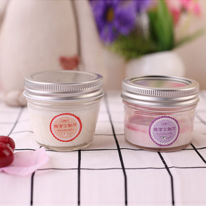 Chai Sữa Thủy Tinh Thẳng 4Oz Lọ <span class=keywords><strong>Mason</strong></span> Sữa Chua Có Nắp Đậy Kim Loại Bán Sỉ - Product Image 4