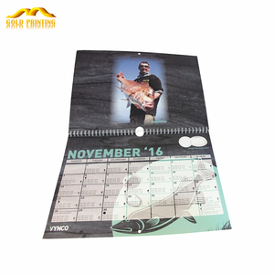 <span class=keywords><strong>Calendario</strong></span> <span class=keywords><strong>de</strong></span> Pared con Impresión Dorada, Suministro Directo <span class=keywords><strong>de</strong></span> Fábrica, 13 <span class=keywords><strong>Hojas</strong></span>, 335x240mm, Formato Horizontal, Papel <span class=keywords><strong>de</strong></span> Arte Brillante <span class=keywords><strong>de</strong></span> 250gsm, Impresión a Todo Color por Ambos Lados - Product Image 4