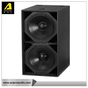 Dual 18 inch speaker powerful Blackline S218+ sub-bass system Actpro low frequency high power stage audio