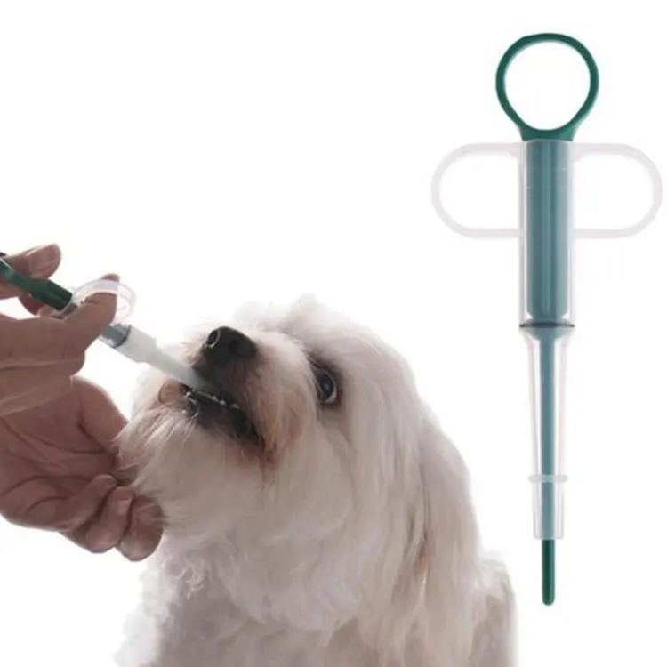 Seringa de silicone profissional ecológica, animais de estimação, ferramenta de alimentação médica para gato, cão