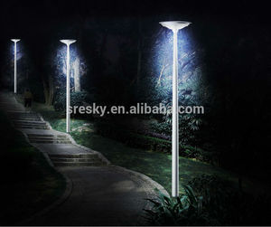 Ahorro de energía impermeable de aluminio cfl energía solar energía luz de calle polo - Product Image 3