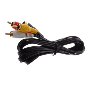 DHL FEDEX UPS LIVRAISON GRATUITE 1.8m 6FT Plaqué Or AV RCA Vidéo Audio A/V Câble Composite Cordon pour Sega <span class=keywords><strong>Saturn</strong></span> AV Câble - Product Image 4