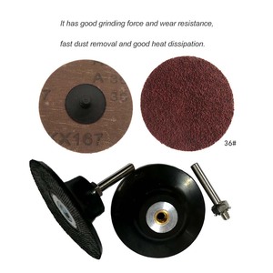 3 "75Mm Snel Veranderende Rolvergrendeling Rode Oppervlakteconditionering Schuurschijf - Product Image 5