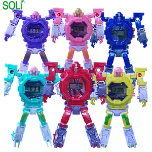 Watch Children Deformation Electronic Toy Creative Small Gift Robot Toy