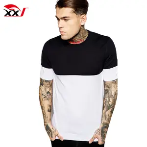 Trung Quốc Bán Buôn Hai Màu T Áo Sơ Mi Dệt Kim T Shirt 95 Viscose 5 Elastane Không Có Đặt Hàng Tối Thiểu