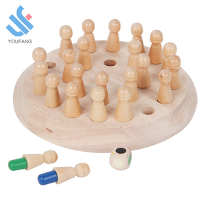 YF-L0214 di legno giochi di <span class=keywords><strong>scacchi</strong></span> giocattoli educativi colorato rompicapo bambino memoria di legno di <span class=keywords><strong>scacchi</strong></span> - Product Image 6