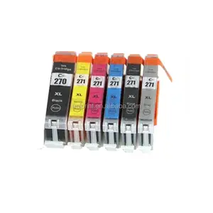 6 种颜色全墨盒 PGI270 CLI271 佳能 PIXMA MG 7720 TS9020 TS 8020 打印机墨盒