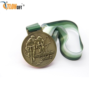 Werbe Metall Nach Unten Drücken Bar Souvenir marathon medaille - Product Image 5