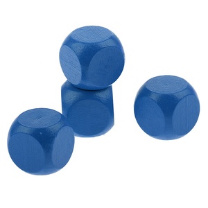 לוח משחק משחק עגול עץ Diy קוביות סט עבור משחקי שולחן מותאם אישית עץ 6 צדדי קוביות