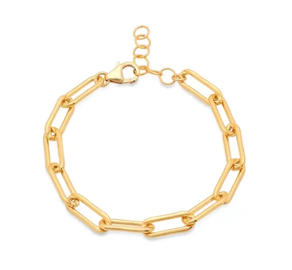 Karen-cadena de oro de 18K para hombres y mujeres, pulsera de latón más gruesa de alta calidad, venta al por mayor