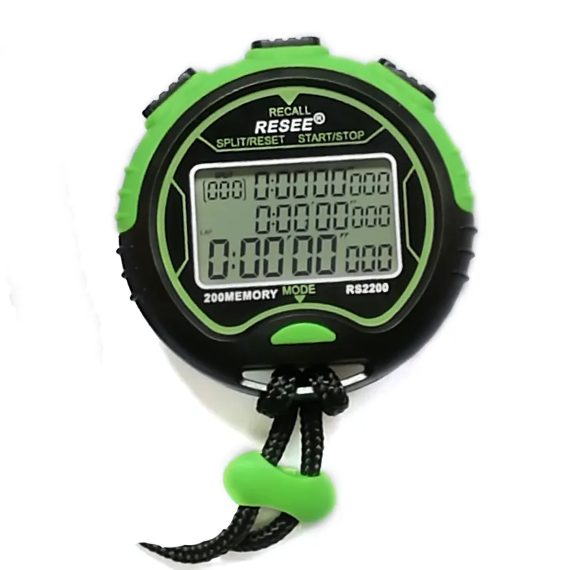 Resee Grote Chronometers Training Stopwatch Seiko Chronograaf Met Backlight RS-2200