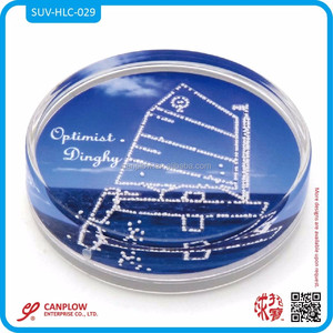 เสื่อถ้วยอะคริลิคที่ไม่เหมือนใครของที่ระลึกชายหาดที่เป็นของขวัญที่ยากจะลืมเลือน - Product Image 4