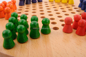 Damas <span class=keywords><strong>chinas</strong></span> de madera Tic Tac toe juego de mesa juego de viaje - Product Image 2
