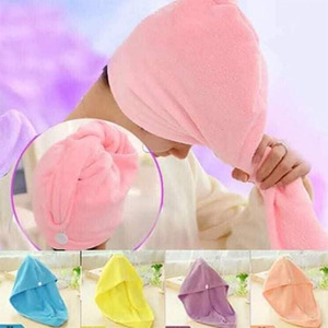 Toallas de salón de <span class=keywords><strong>microfibra</strong></span> para niña y mujer, turbante de secado rápido, personalizado, precio bajo, venta al por mayor - Product Image 3