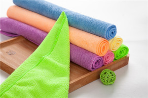 Khăn lau nhà bếp nhiều màu sắc, khăn treo, khăn lau quần áo, khăn lau nhà bếp nhanh khô, sợi microfiber, tùy chỉnh hình vuông, dành cho người lớn, trơn, thương hiệu WUJI - Product Image 5