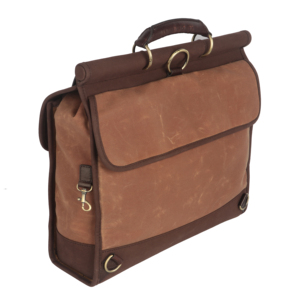 Cổ Điển Tourbon Người Đàn Ông Của Kinh Doanh Mềm Túi Vải Da Máy Tính Xách Tay Messenger Retro Phong Cách Cặp Cho Xe Đạp Xe Máy Tính Mang - Product Image 3