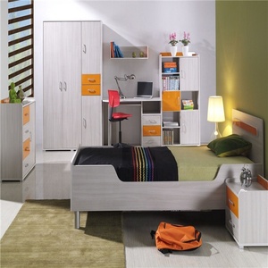 Conjunto de muebles modernos para niños, cama de madera de paquete estándar de alta calidad, dormitorio para apartamento y dormitorio - Product Image 1