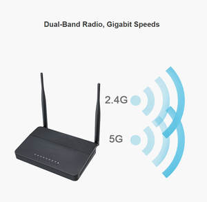 Penjualan terlaris 1WAN + 4LAN Dual-Band, Gigabit 1200 Mbps kecepatan WIFI <span class=keywords><strong>Router</strong></span> VoIP dengan 1fxs <span class=keywords><strong>Sip</strong></span> Port - Product Image 6